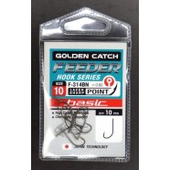 Гачки рибальські, GC Feeder Basic F-314, 10шт/уп, колір BN, розмір №10